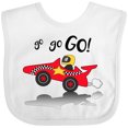 thumbnail image 3 of Inktastic Go Go Go Red Racing Car Boys or Girls Baby Bib, 3 of 4