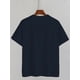 thumbnail image 3 of Men's Casual Beer Graphic T-Shirt - Breathable Polyester, Short Sleeve, Crew Neck, All-Season Wear, Machine Washable, Dark Blue with Fun Beer Mug Design, 3 of 6