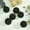 Black, variant on 2.36 Inch Velvet Christmas Ornaments Balls Sets for Christmas, 6pcs Multicolor Xmas Tree Flocked Ornaments Balls Coffee