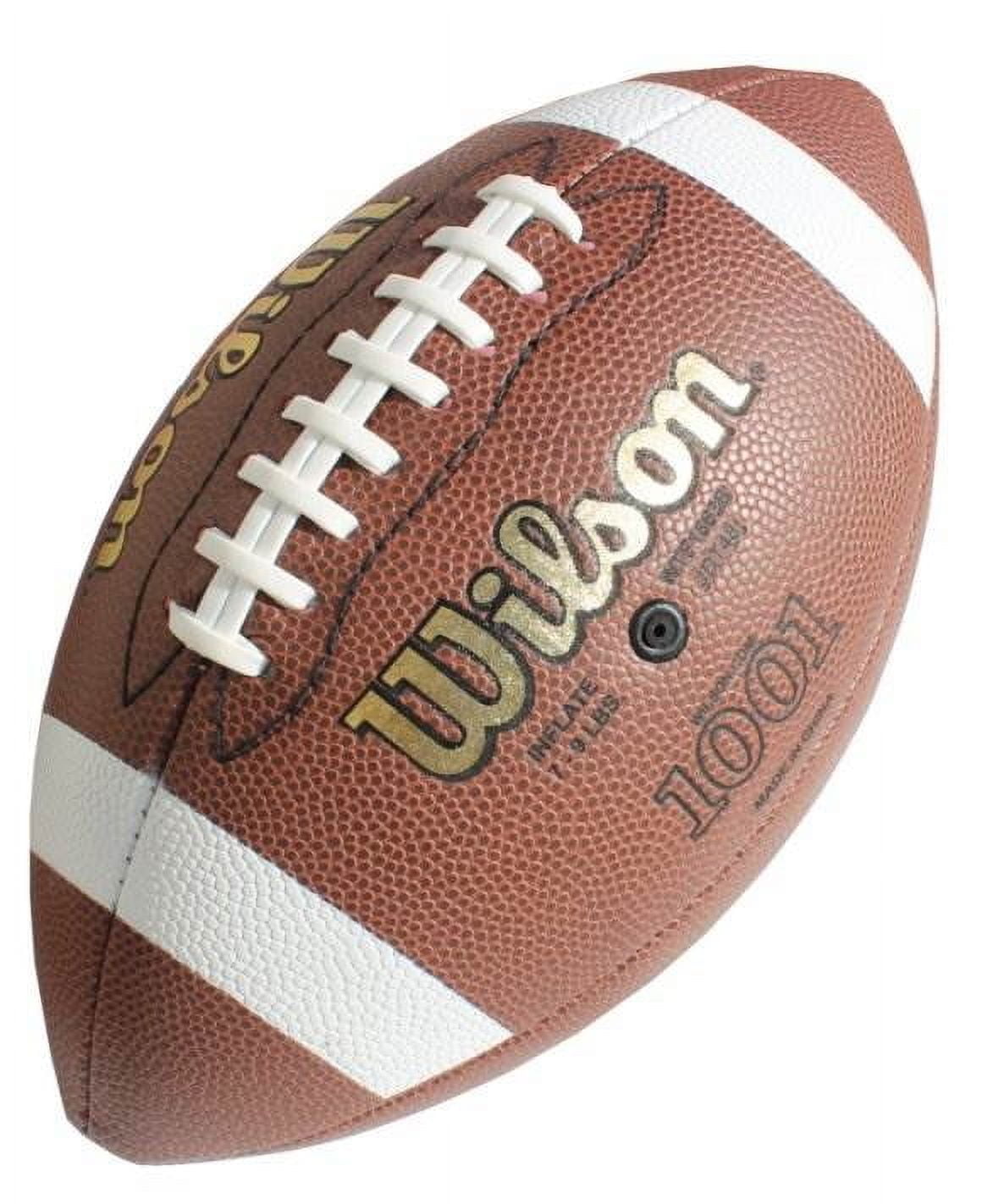2) NEW WILSON WTF1665B Pee Wee Size American Football NCAA Balls Composite Play