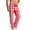 Watermelon Red, variant on Maean Men's Pajama Pants Plaid Straight Leg Loose Elastic Waist Lounge Bottom Loungewear with Pockets