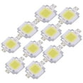 thumbnail image 3 of 10 piezas 10W LED SMD Chip COB DC 9‑10V para lámpara de luz de inundación Bombilla de perlas de alta potencia Blanco frío, 3 of 14