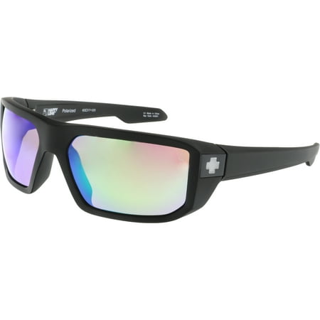 Spy Men's Mirrored Mccoy 673012374861 Matte Black Rectangle Sunglasses