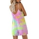 thumbnail image 4 of VISgogo Monos de verano para mujer, sin mangas, con correa de espagueti, pantalones cortos sueltos de una pieza VISgogo  moda, 4 of 5