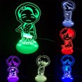 thumbnail image 4 of Gwong Juguete BTS FIGURA Forma Acrílico Soporte parpadeante 3D Siete Color Noche Luz de luz Resplandor Stick Gwong 30007110, 4 of 7