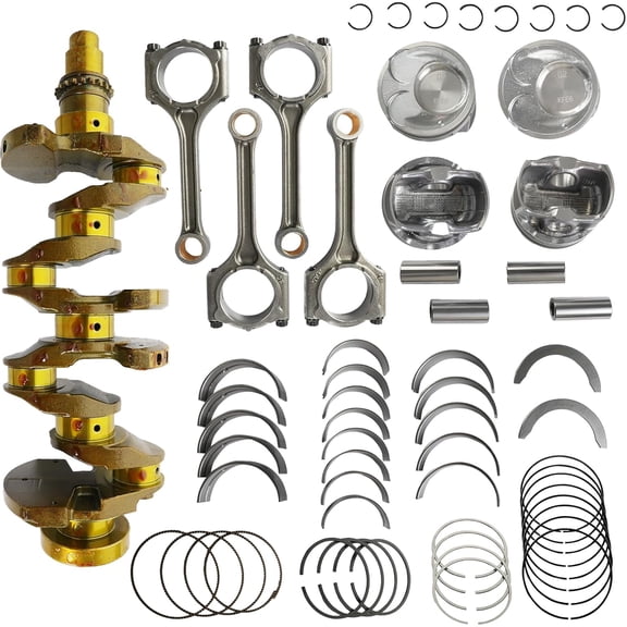 G4NC 2.0L Engine Crankshaft Con Rod Piston & Rings Kit For Hyundai Elantra GT Coupe Tucson Kia Soul Forte 2014-2018