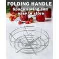 thumbnail image 6 of Cook N Home Professional 12-inch Canning Rack, Stainless Steel Steamer Jar Rack Kit for Regular Wide Mouth Mason Ball Jars, Holds 8 Pint or 7 Quart, 2 Pack, 6 of 7