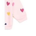 thumbnail image 4 of Garanimals Baby Girls Printed Fleece Sweatshirt with Long Sleeves, Sizes 6-24 Months, 4 of 4