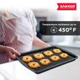 thumbnail image 4 of Juego de bandejas para galletas Bakken Swiss, antiadherentes, 3 piezas, color gris, 4 of 5
