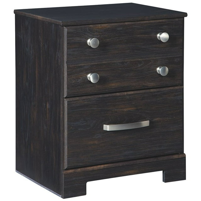 Ashley Furniture Porte-Serviettes à 2 Tiroirs avec Ports USB en Brun