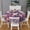White-2, variant on Design Pattern Round Tablecloth 60 Inch – Waterproof Polyester Table Cover with Full Print Design, Wrinkle Resistant & Washable for Kitchen Dining Party Decor