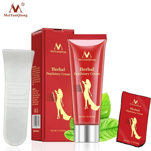 MeiYanQiong Herbal Body Hair Removal Cream for Men and Women Hand Leg Hair Loss Depilatory Cream Removal Armpit Hair
