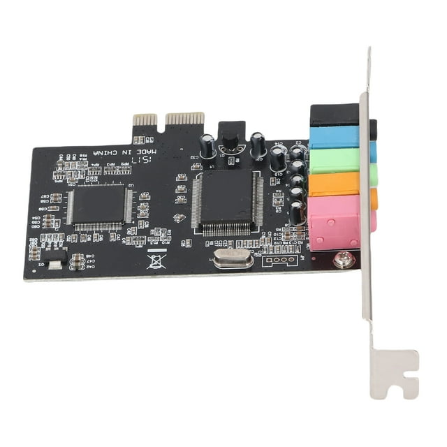 Tarjeta De Sonido Interna 5.1, Eliminación Del Equilibrio De Ruido Reproducción De 48 KHz Grabación Tarjeta Adaptadora PCIe Ranura De Bus Estándar Frontal Y Envolvente L/R Para