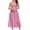 Purple, variant on Naughtyhood Women Dress Women's Clothing Women's Fashion Color Strap V-Neck Flap Dress Maxi Dresses Perfect Gifts for Women Girls