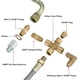 thumbnail image 3 of Universal Turbo Oil Feed Line Oil Return Line Oil Drain Line Kit 1/8 NPT 4AN T3 T4 T3/T4 T04E T70 T6, 3 of 5