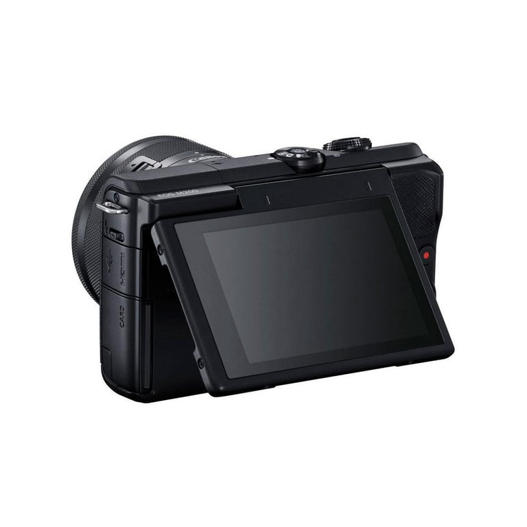 【美品】Canon EOS M200 Canon EOS M200 DSLR - 24.1 MP, 4K, 3x zoom, EF-M 15-45mm Lens, Wi