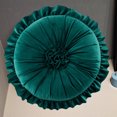 thumbnail image 2 of LCXmlly Throw Pillow Seat Pillow Ruffle Super Soft Comfortable Touch Full Filling Elastic Decorative Round Office Nap Back Support Plush Pillow Home, 2 of 6