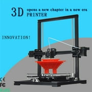 X3 High Precision 3D Printer New System With LCD Display Black US Plug