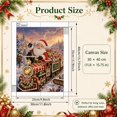 thumbnail image 3 of Christmas Pearl Art Kits for Adults,Christmas Train Pearl Art Kit for Adults Santa North Pole DIY Craft for Living Room Entryway Decor, 3 of 8
