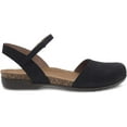thumbnail image 6 of Dansko Rowan Sandal for Women - Memory Foam and Cork Footbed for Comfort and Arch Support - Lightweight Rubber Outsole for Long-Lasting Wear - Versatile Casual to Dressy Footwear Black, 6 of 7
