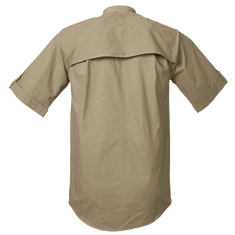 TAG Safari Men's Adventure Short Sleeve Shirt w Vent Back TAG Safari Men's Adventure Short Sleeve Shirt w Vent Back