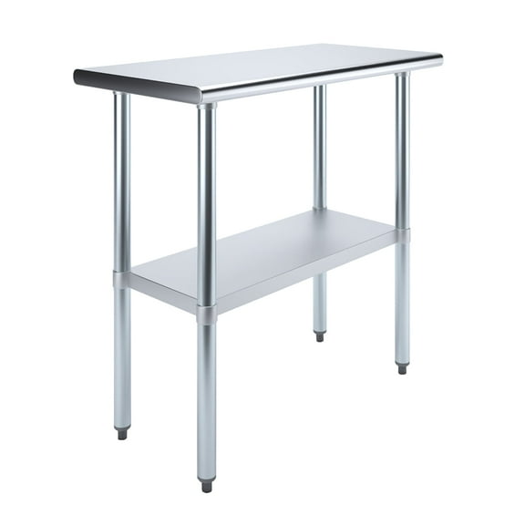 18" x 36" Stainless Steel Work Table with Undershelf Food Prep NSF Utility Work Station