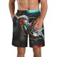 thumbnail image 1 of Fotbe Futuristic Robot Hummingbird Trajes de Baño Estampados para Hombre, Shorts de Verano de Secado Rápido, Ropa de Playa, Bañadores-3X-Large, 1 of 6