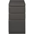 thumbnail image 3 of Scranton & Co 20" 3-Drawer Metal Mobile Pedestal Filing Cabinet in Espresso, 3 of 7