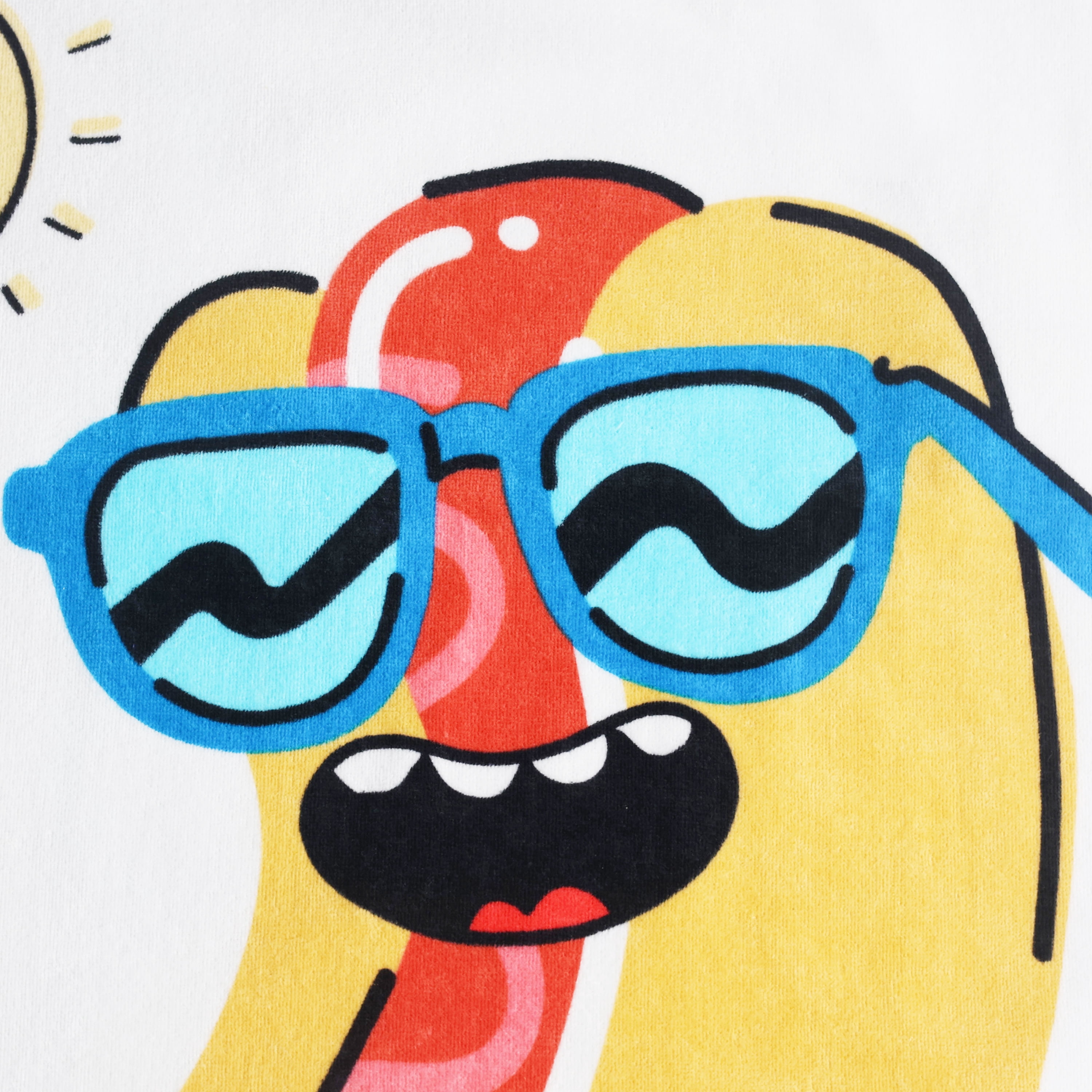 Mainstays Kids Beach Towel, Sup Dog, 30 in x 60 in