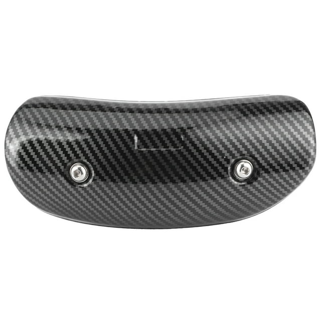 Exhaust Heat Shield, Exhaust Pipe Heat Shield Durable High Temperature Resistant For Protect Rider Carbon Fiber Style