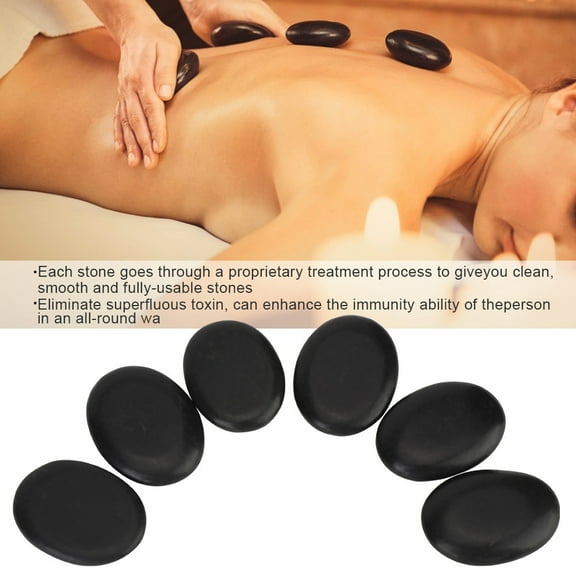 Massage Stone Set Basalt Hot Rocks Stones, Natural Hot  Energy Back Massagers Body Health Care Tool For  Massage  Heat Rock Massaging Kit Hot Stone Warmer Massage Stones