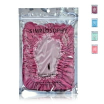 Womens Luxury Shower Cap Waterproof Mold Resistant Reusable Fashion Elastic Band
