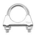 thumbnail image 1 of Abrazadera de Escape U Bolt Muffler 1.38" Hierro Galvanizado Gancho de Punta de Silenciador U-Bolt Tono Plateado Abrazadera U-Bolt para Conexión de Tubos de 35 mm 1 pcs, 1 of 7