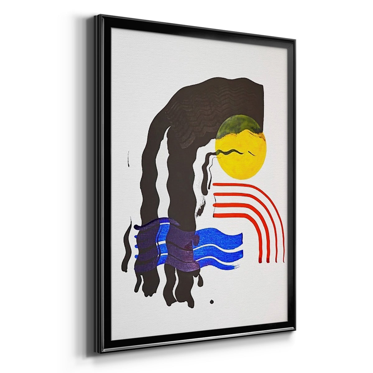 Shifting I Premium Framed Print, in Gold, Black, or Silver - Ready to Hang