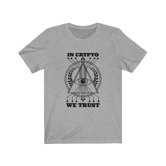 Bitcoin Shirt In Crypto We Trust BTC Crypto Trader HODL