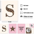 thumbnail image 2 of Aingg Preppy Pink Leopard Cheetah Room Decor Y2K Cheetah Posters for College Dorm Wall Art Prints 4Pcs,itial P Personalized Pink Lucky 8 Ball Poster for Teen Girls Bedroom Bathroom Unframed, 2 of 6