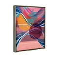 thumbnail image 4 of Stupell Industries Waves & Circles Abstraction Abstract Painting Gray Floater Framed Canvas Art Print Wall Art, 17 x 21, 4 of 10