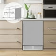 thumbnail image 4 of Costway 24" Beverage Refrigerator with Removable Shelves & Adjustable Temperature Cooler, 4 of 10