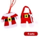 thumbnail image 1 of Soporte para vajilla Tenedor de Navidad Cuchara Bolsa Vajilla de Navidad Decoración de bolsillo Decoración de mesa, 4 juegos Yuarrent  JJ14690-01B*4, 1 of 5