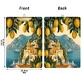 thumbnail image 3 of 12.5x9 Inch Acrylic Clipboard with Metal Clip – Single-Sided Print & Retractable Hook，Lemon, 3 of 8