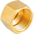 thumbnail image 4 of LAICAIW 12PCS 1/4-Inch Brass Compression Cap Stop Valve Cap,Brass Compression Fitting, 4 of 6