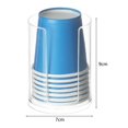 thumbnail image 4 of opvise Paper Cup Rack Reusable Large Capacity Transparent Disposable Paper Cup Dispenser, 4 of 4