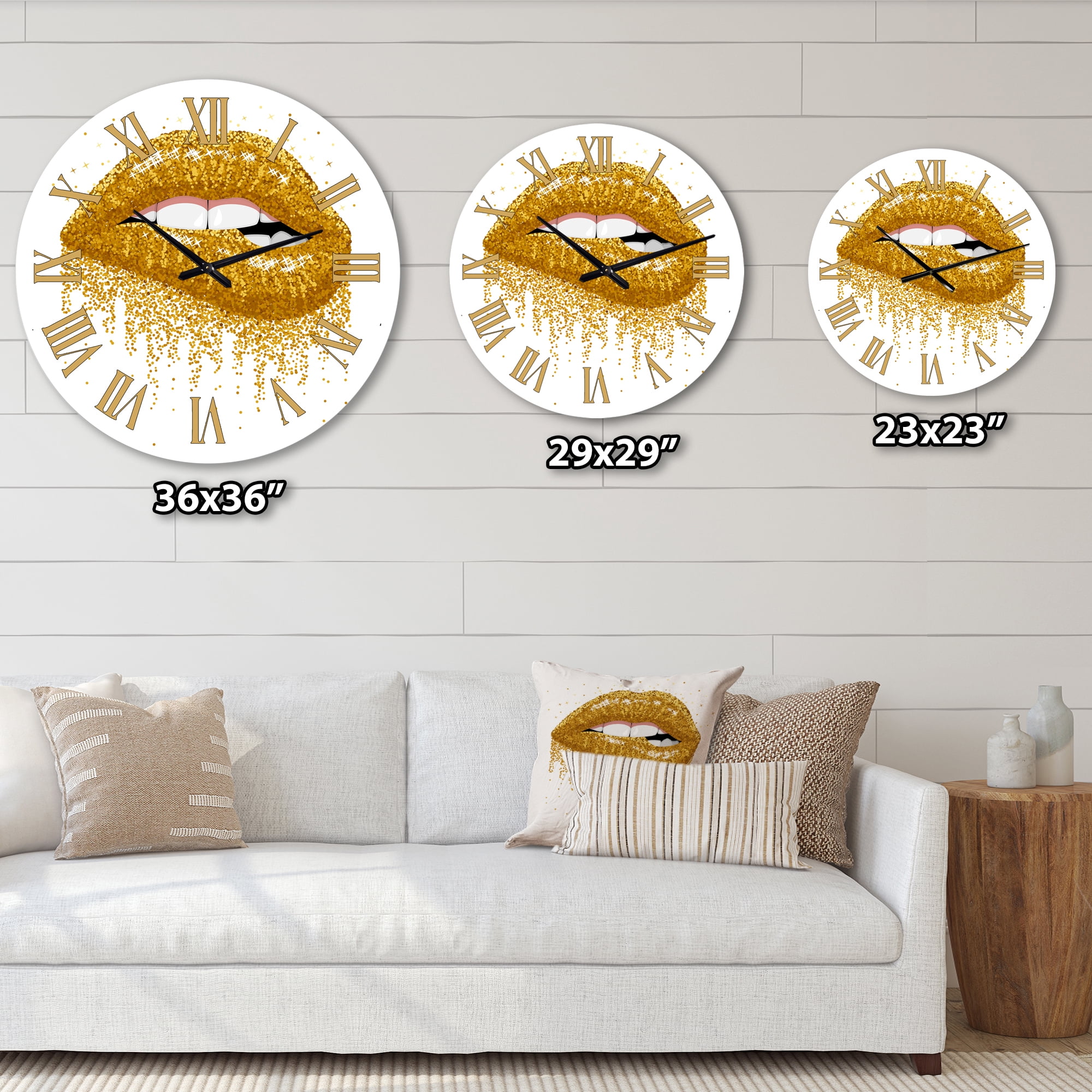 Designart 1 in Quartz Modern/Contemporary Wall Clock