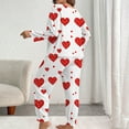 thumbnail image 4 of Mifsaly Plus Size Pajamas for Women Set Valentine Pajama Heart Print Oversized Sleepwear Cozy Sleep Pant Dressy Casual Pjs Homewear Spring Summer Matching Outfit 2026 XXL, 4 of 4
