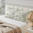 thumbnail image 4 of Coastal Sage Green Body Pillow Cover 20x54, Ocean Coral Starfish Shell Modern Decorative Pillowcase with Zipper, Microfiber Pillow Protector, Soft Breathable Long Lumbar Pillowcases for Women, 4 of 9