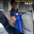 thumbnail image 2 of Vomit Bags 40-Pack Disposable Car Garbage Bags - Leak-proof Stick-On Trash Bags For Vehicles Disposable Stick-on Trash Bags 2 of 13