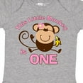 thumbnail image 4 of Inktastic Little Monkey Girl 1st Birthday Girls Baby Bodysuit, 4 of 5