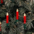 thumbnail image 3 of Diva At Home LED Red Clip-On Flameless Christmas Taper Candles with Timer - 4.5", 3 of 4