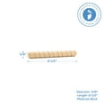 thumbnail image 2 of Wooden Dowel Pins 3/8 inch x 2-1/2 inch, Pack of 100 Spiral Dowel Joints for Woodworking, Furniture and Crafts, by Woodpeckers, 2 of 5