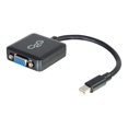 thumbnail image 1 of C2G 8in Mini DisplayPort to VGA Active Adapter - Mini DP to VGA Adapter - 1080p - M/F - DisplayPort cable - Mini DisplayPort (M) to HD-15 (VGA) (F) - 8 in - black, 1 of 3